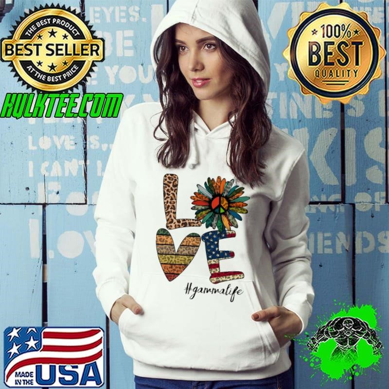 Sunflower Hippie Love Gamma Life Leopard Shirt
