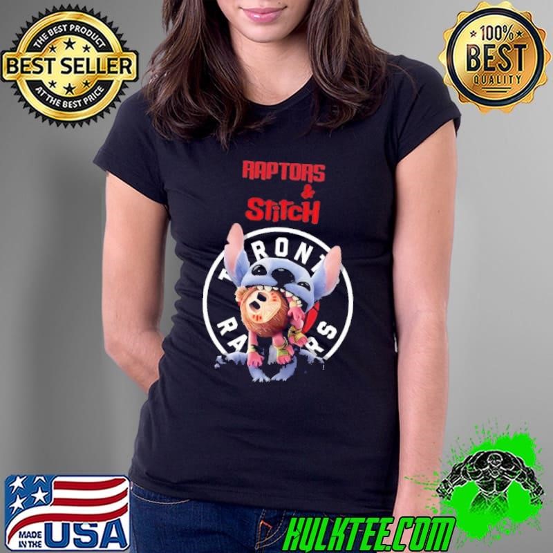Toronto Raptors basketball x Stitch logo Ladies Tee