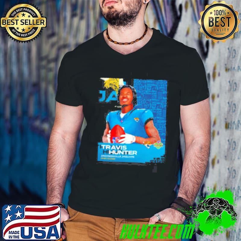 Travis Hunter Jacksonville Jaguars 2025 NFL Draft art Guys V Neck