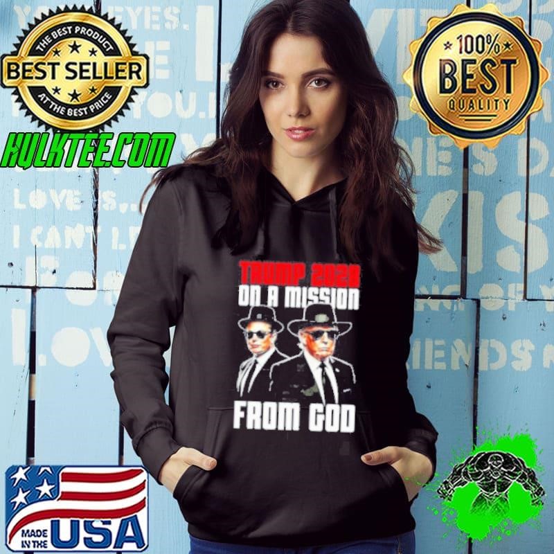 Trump 2028 on a mission from God Elon Musk and Trump shirt