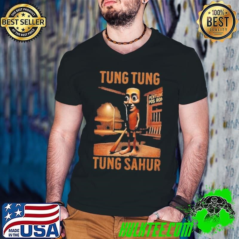 Tung Tung Tung Sahur Italian Brainrot Guys V Neck