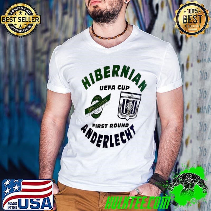 UEFA Cup Hibernian Anderlecht first round shirt