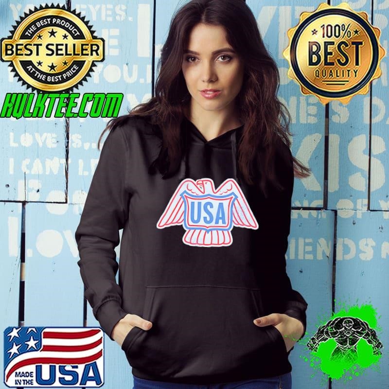 Usa hockey Eagle retro logo shirt