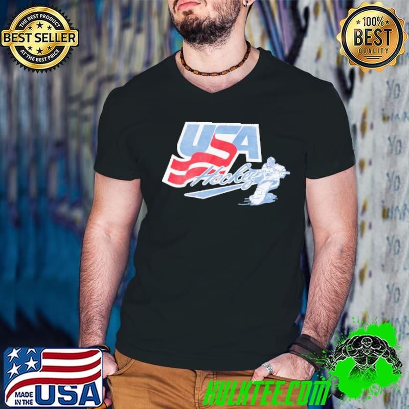 Usa hockey Goalie logo Guys V Neck