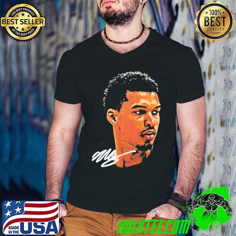 Victor Wembanyama NBA big face signature shirt
