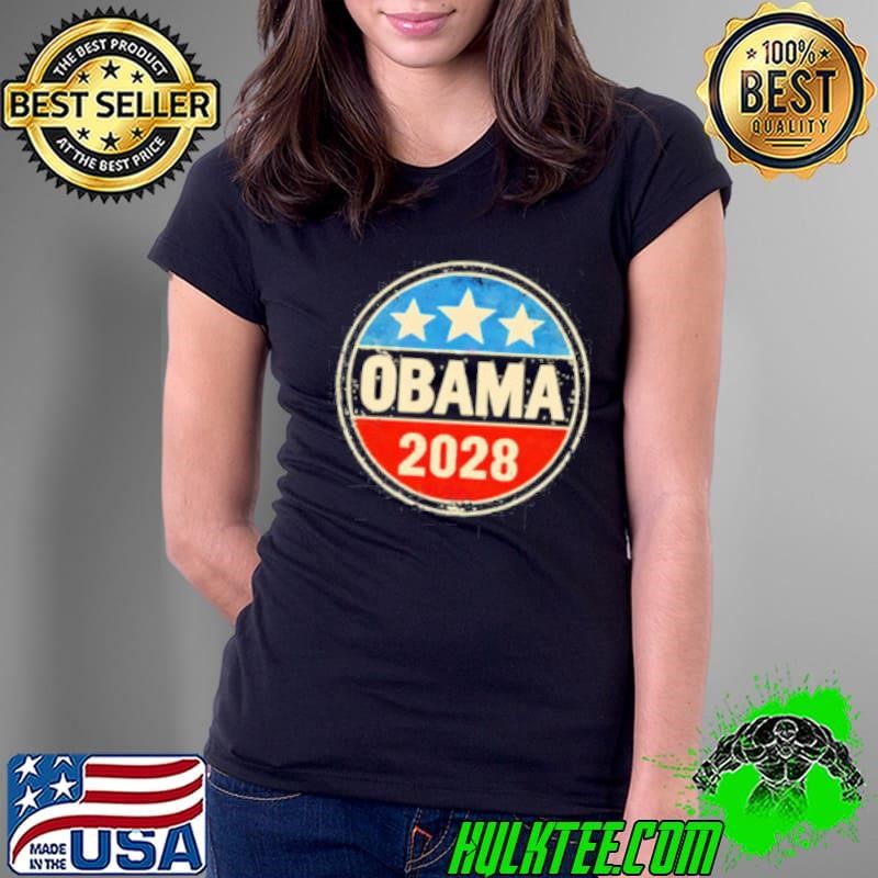 Vintage Barack Obama 2028 Political Ladies Tee