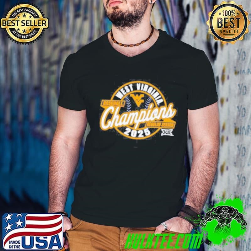West Virginia Mountaineers 2025 Big 12 Baseball Regular Season Champions shirt