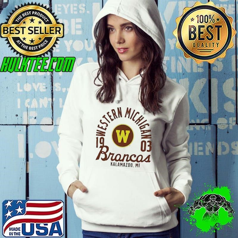 Western Michigan Broncos Kalamazoo MI colors mascot overlay Hoodie