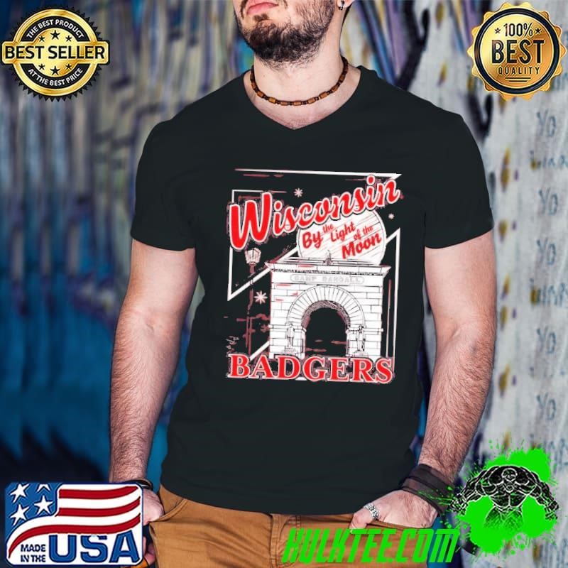 Wisconsin badgers by the light of the moon shirt