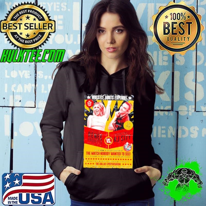 Wrestle Aunts Explode Remarkable Renee Paquette vs Regreattalbe RJ City shirt
