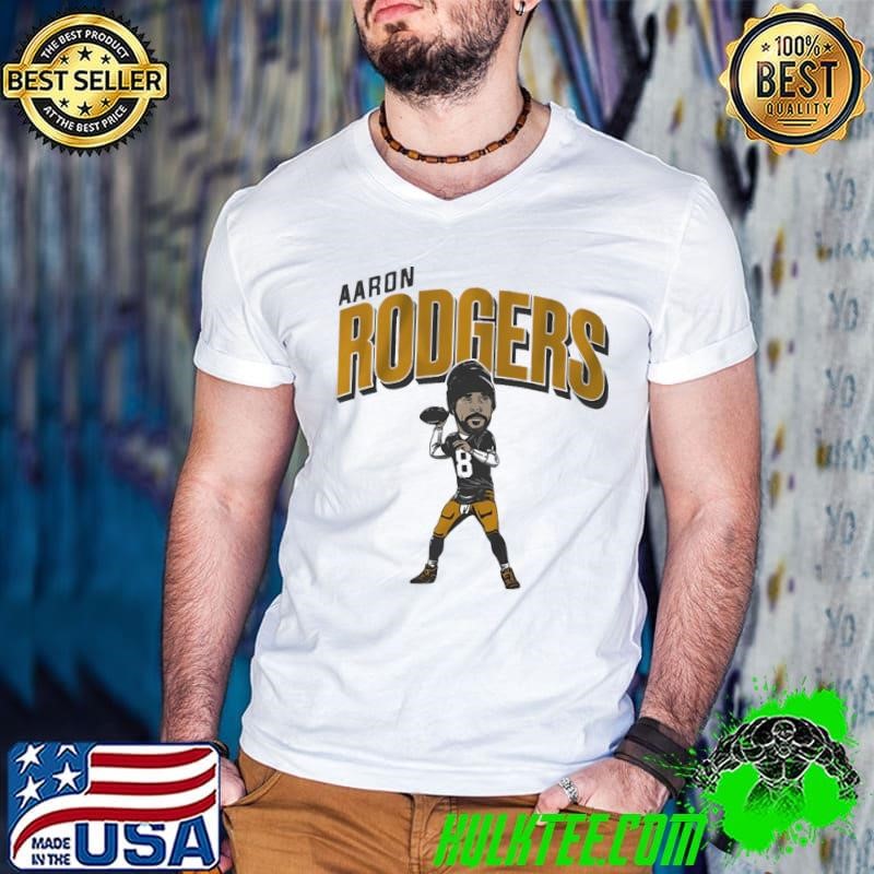 Aaron Rodgers Pittsburgh Steelers caricature shirt