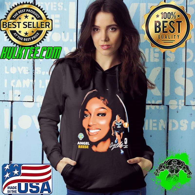 Angel Reese Chicago Sky basketball big head signature shirt