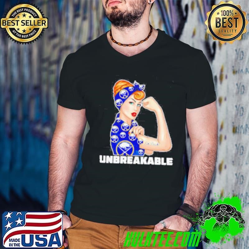 Beautiful Girl Unbreakable Go Buffalo Sabres Logo shirt