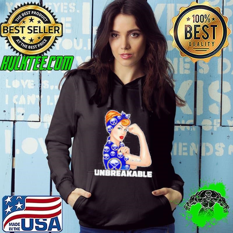 Beautiful Girl Unbreakable Go Buffalo Sabres Logo Hoodie