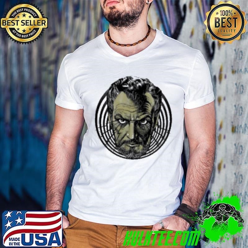 Big Head Merchant of Menace horror shirt