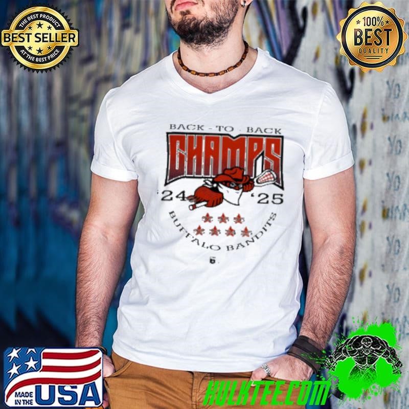 Buffalo Bandits 2025 Back-To-Back NLL Cup Champions shirt