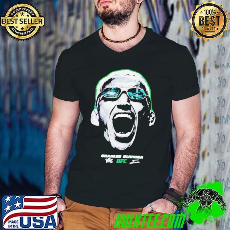Charles Oliveira Fight Vision Boxy big head signature shirt