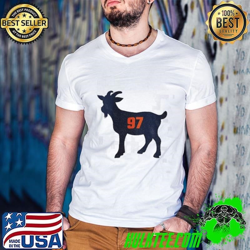 Connor McDavid 97 Goat Edmonton Oilers NHL Hockey player shirt