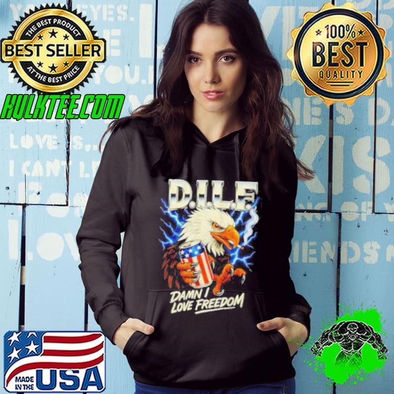 D.I.L.F. damn I love freedom Eagle 2025 shirt