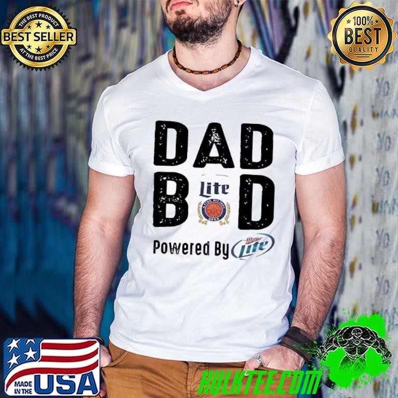 Dad bod powered by Miller Lite Guys V Neck