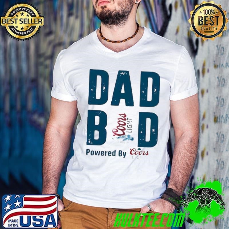 Dad bod powered by coors light Guys V Neck