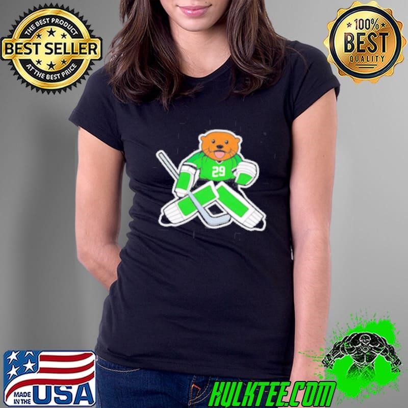 Dallas Stars weasel 29 funny cartoon hockey Ladies Tee
