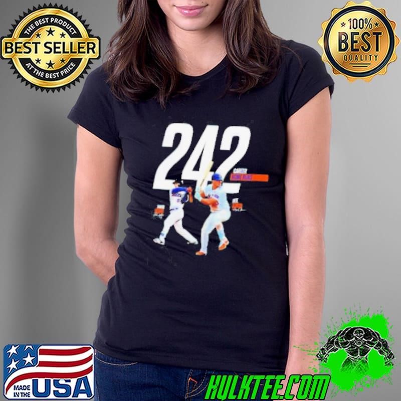 David Wright and Pete Alonso 242 Career Home Runs signature Ladies Tee