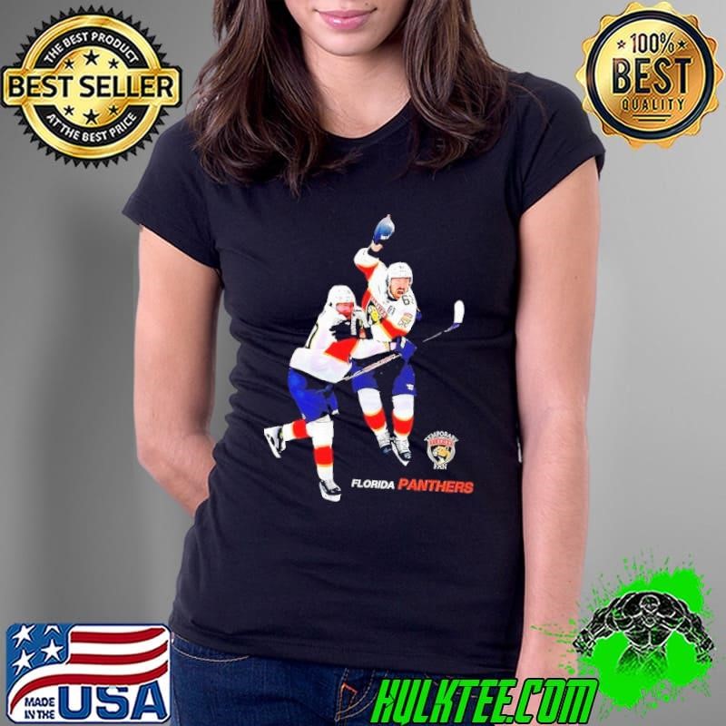 Florida Panthers celebration victory hockey team Ladies Tee
