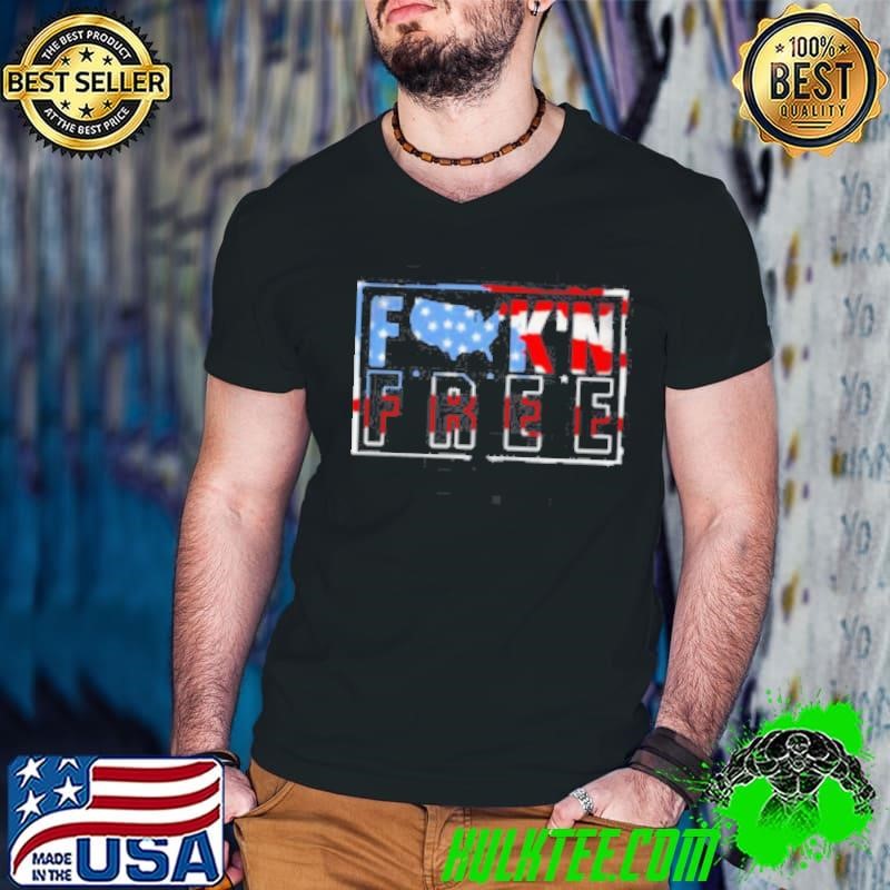 Fuckin’ free American flag shirt