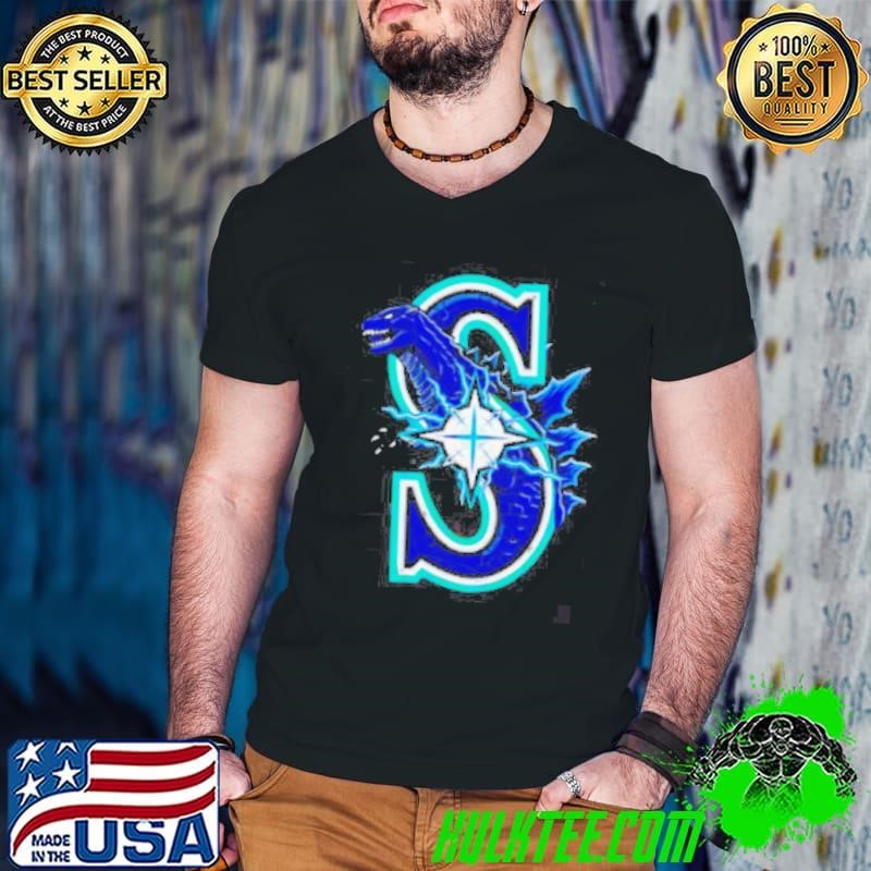 Godzilla Collab Seattle Mariners 2025 Baseball shirt