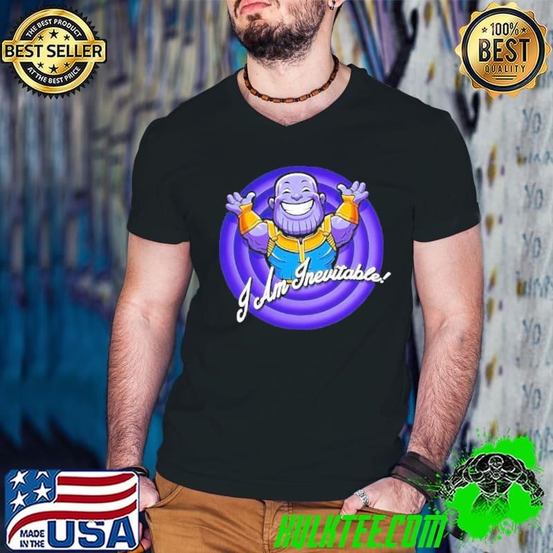 I am Inevitable Thanos cartoon character shirt
