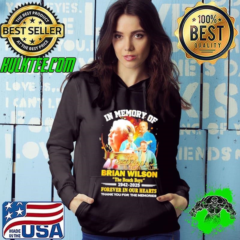 In Memory Of The Beach Boys Brian Wilson 1942-2025 Forerer In Our Hearts shirt