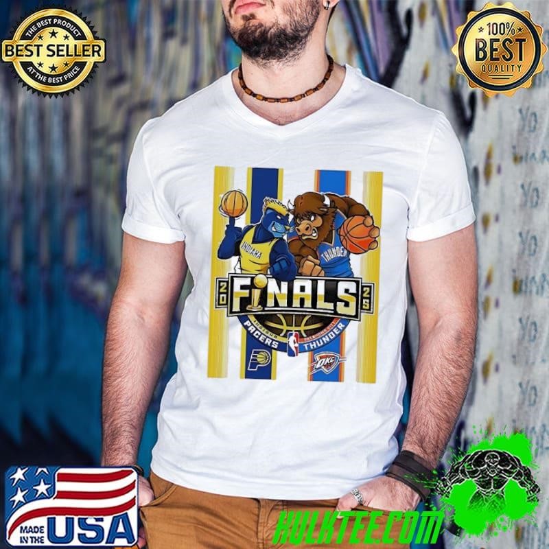 Indiana Pacers Vs Oklahoma City Thunder 2025 NBA Finals Mascot shirt