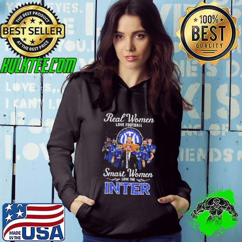Internazionale Milan FC Real Women Love Football Smart Women love the Inter shirt