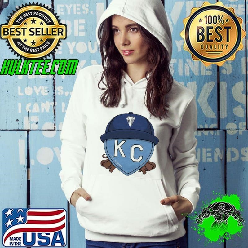 Kansas City Royals baseball Mullet KC heart Hoodie