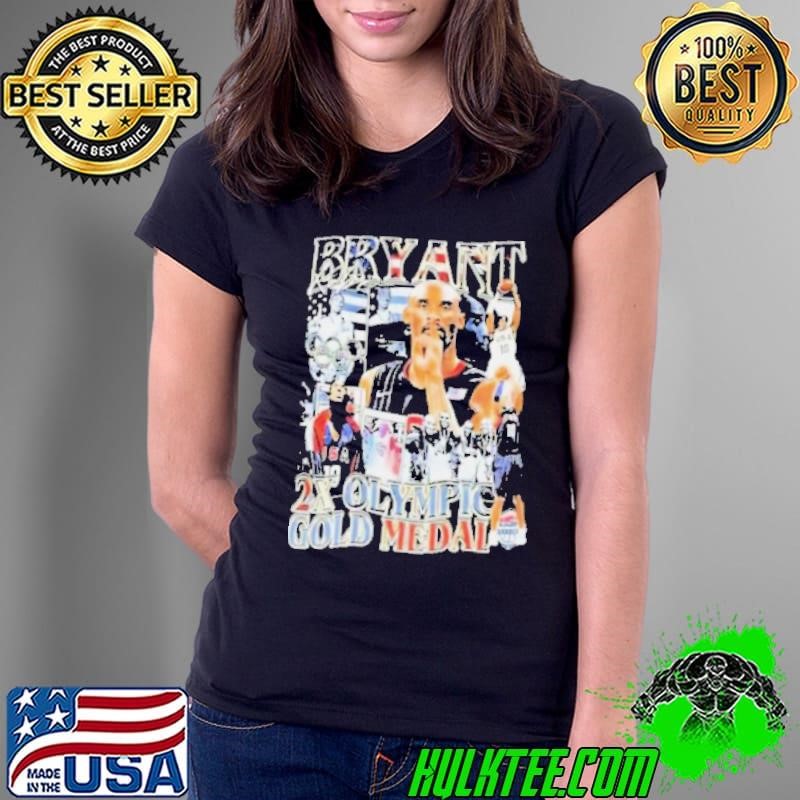Kobe Bryant 2X Olympic Gold Medal USA graphic Ladies Tee