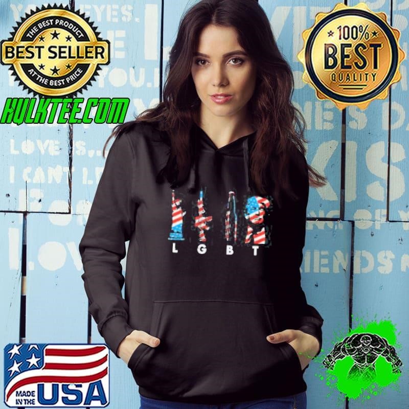 LGBT Liberty guns beer Trump shirt