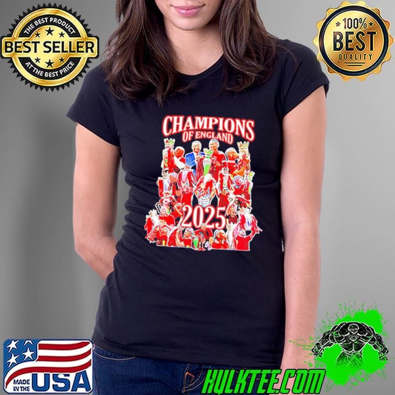 Liverpool Champions Of England 2024-25 Ladies Tee