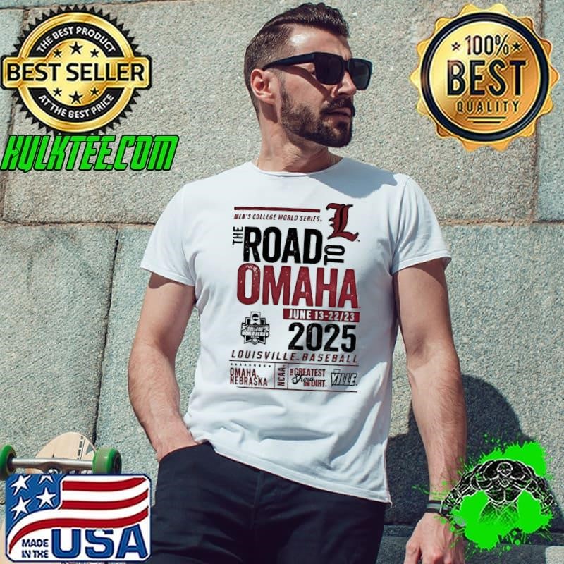 Louisville Cardinals the road to Omaha baseball 2025 Unisex