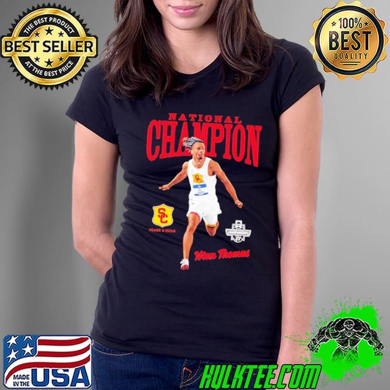 Max Thomas National Champion USC Track & Field Ladies Tee