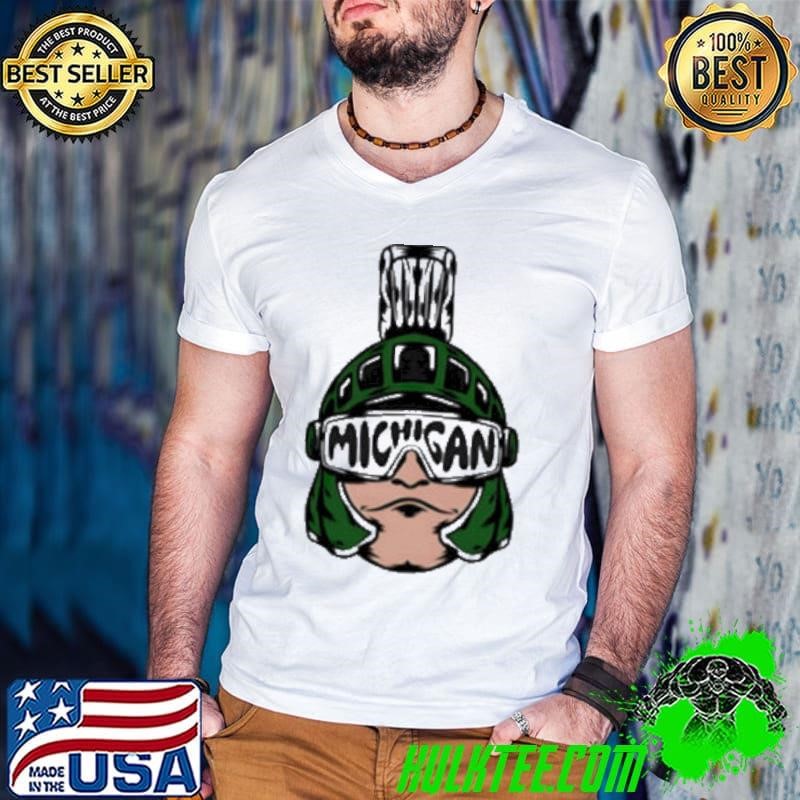 Michigan Spartans Head mascot shirt