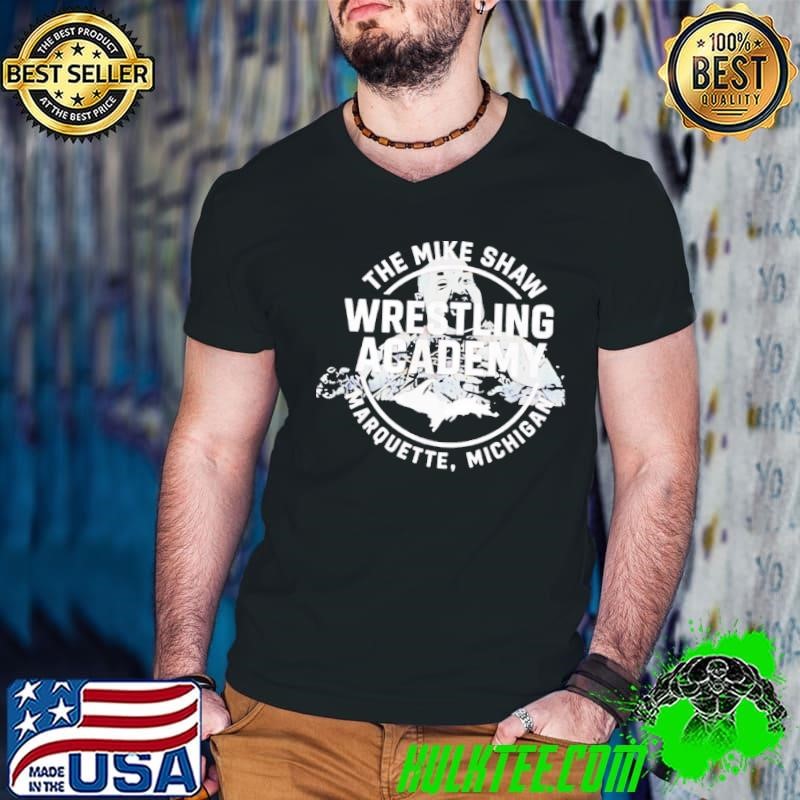 Mike Shaw Wrestling Academy Marquette Michigan Guys V Neck