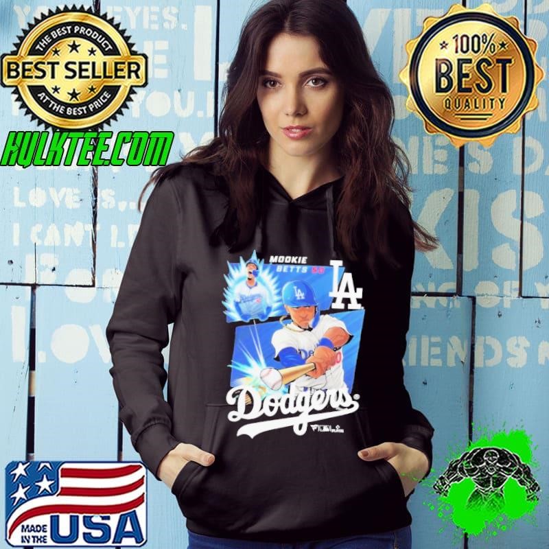 Mookie Betts Royal Los Angeles Dodgers Anime Graphic Hoodie
