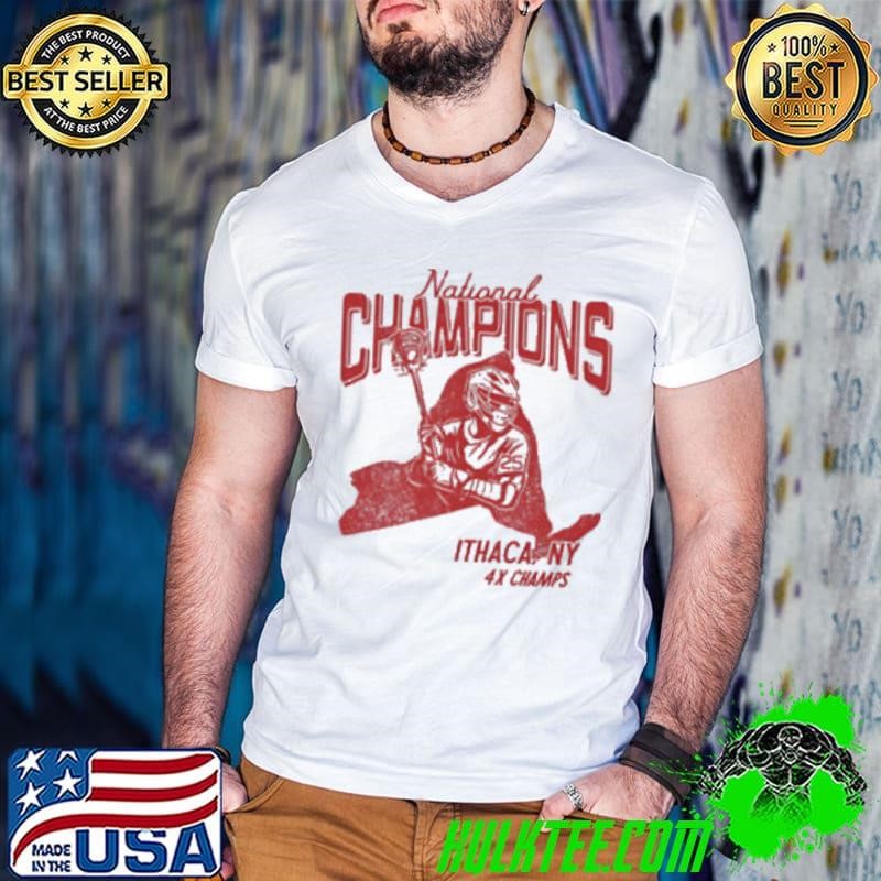 National Champions Ithaca NY 4x Champs shirt
