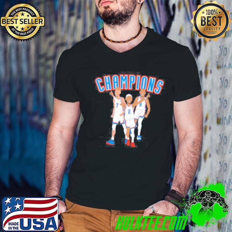 OKC Big 3 Champions cartoon shirt