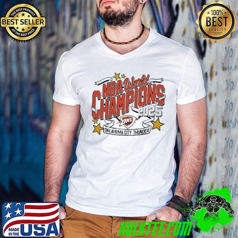 Oklahoma City Thunder NBA World Champions 2025 art shirt