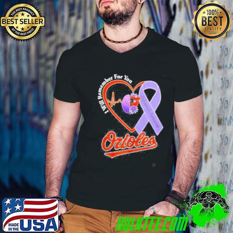 Orioles I Will Remember For You Alzheiner’s Awarness Guys V Neck