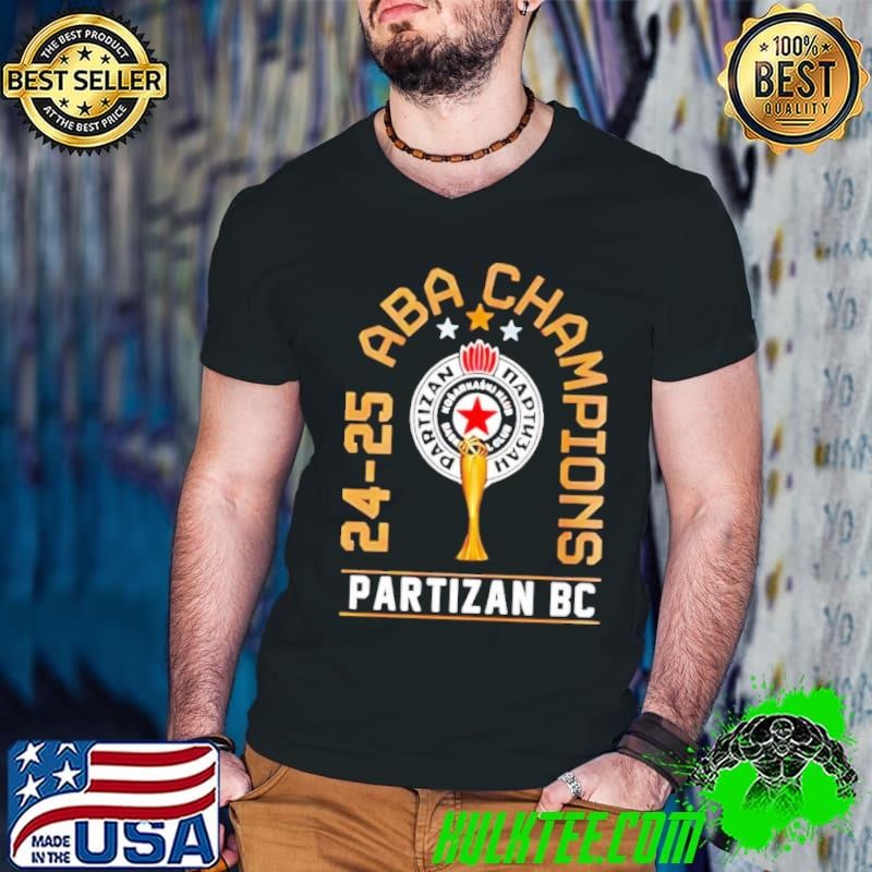 Partizan BC ABA League Champions 2025 shirt