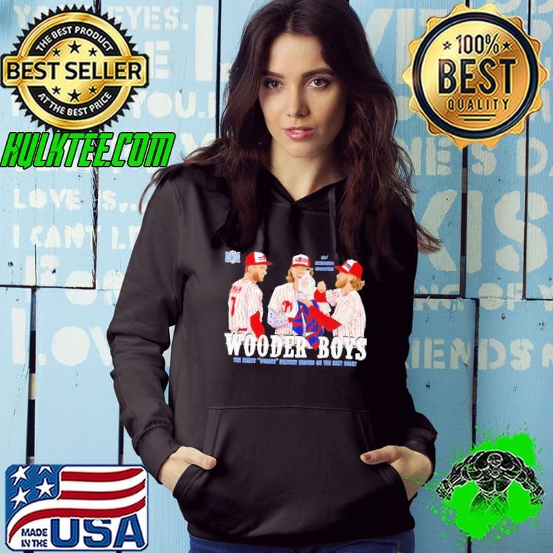 Philadelphia Phillies Wooder Boy the finest wooder Delivery service on th east coast shirt
