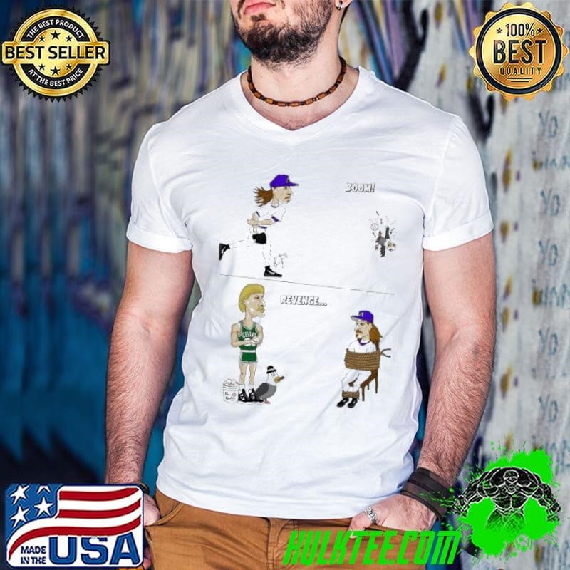 Randy Johnson BOOM and Larry Bird for Randy shirt
